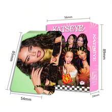 Random Style 55pcs KATSEYE Girl Group High Definition Photo Cards, Celebrity Collectible LOMO Cards, Perfect For Holiday Gifts, Fun And Cute Gifts, Birthday Gifts, Easter Gifts, Halloween Gifts, Christmas Gifts, Party Gifts, Katseye Light Stick, Straykid, Photocard, K Pop, Katseye Photo Card - Multicolor - View 5