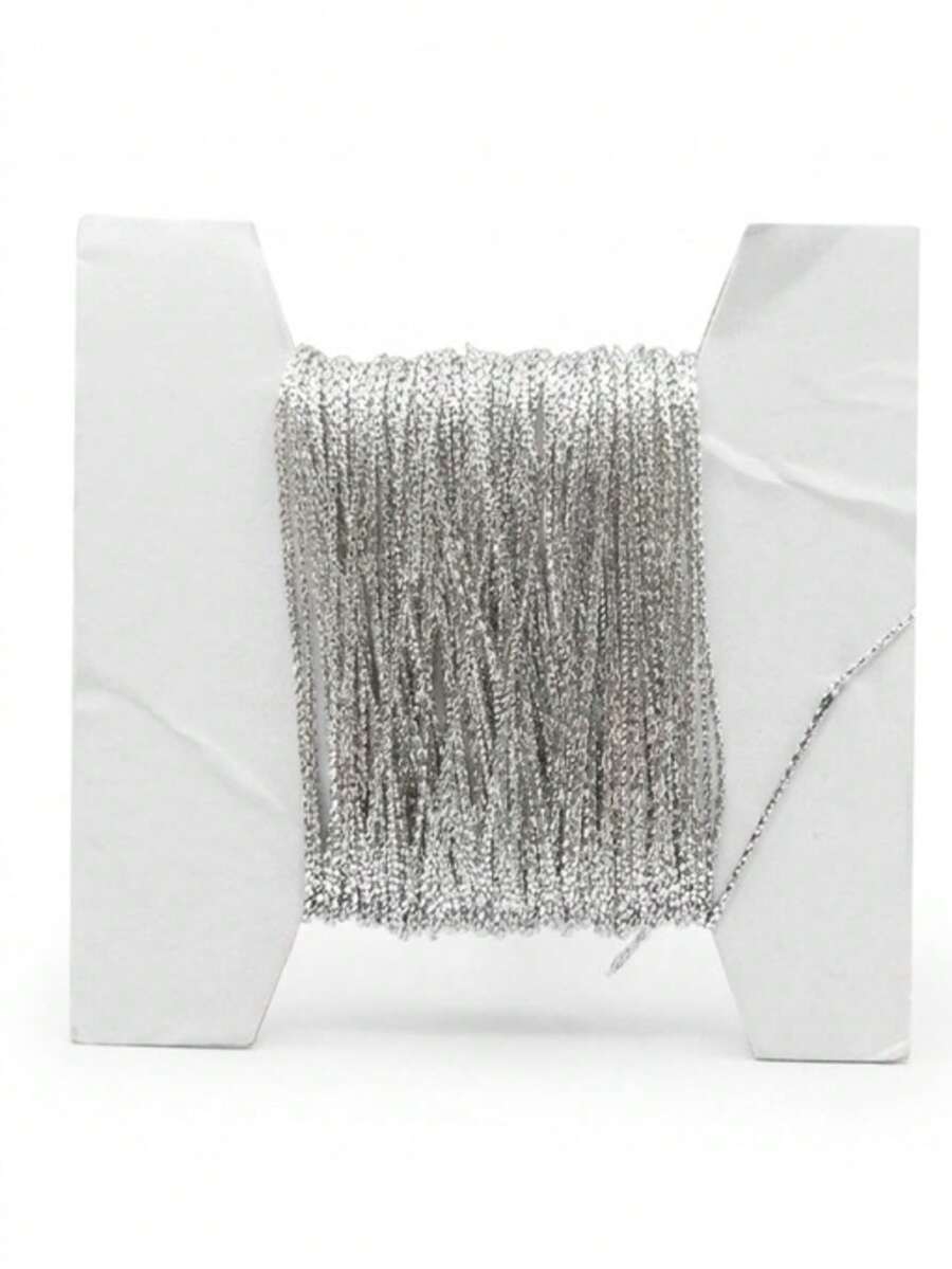 Metallic Cord Wire 0.5mm 1mm 1.5mm 3mm - Silver Gold - 銀0.5mm - 查看 1