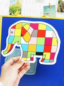 Quixorblex 4pcs Large Felt Hand Puppets, Elephant Hand Puppet, Pig Hand Puppet, Felt Storytelling Props, Montessori Teacher Supplies, Classroom Learning Teaching Aids, Interactive Role Play, Home Learning, Party Decoration - Multicolor - View 9