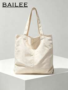 BAILEE A Casual, Simple, Solid-Colored Women's Shoulder Bag With Ample Capacity, Perfect For Carrying While Shopping Or Giving As A Gift. - Multicolor - View 1