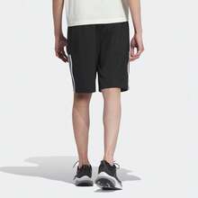 Adidas Future Icons Woven Shorts Men's 3-Stripes Colorblock Woven Casual Shorts - Black - View 4