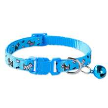 Personalized Soft Cat Adjustable Collar With Bell, Cat Collar, Custom Pet Name Tag, Adjustable Basic Collar, Suitable For Medium And Small Dogs, Cats, Kittens And Puppies, With Buckle - Multicolor - View 12
