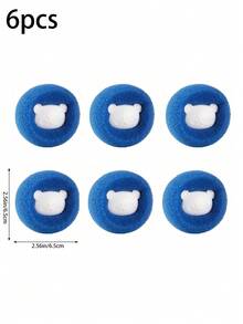 20/12/10/6/3/1pc Reusable Pet Hair Remover Balls, Suitable For Washing Machine And Dryer, Cute Pet Hair Removal Tool, Suitable For Cat And Dog Owners, Can Remove Hair/Lint From Clothes - Multicolor - View 10