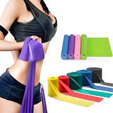 Heavy Duty Resistance Band, Single Level Resistance Band, Extra Long Unisex, Suitable For Yoga, Fitness, Pilates, Strength Training, Workout Band - A - View 3