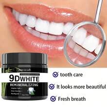9D Icy Double Mint Tooth Powder, Whitening Teeth, Deep Cleaning And Tooth Protection, Cleans Tooth Stains, Yellowing And Residual Impurities, Cares For Gums, Freshens Breath, Brightens Teeth - Mint - View 3