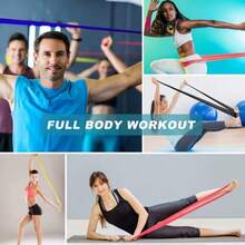 Heavy Duty Resistance Band, Single Level Resistance Band, Extra Long Unisex, Suitable For Yoga, Fitness, Pilates, Strength Training, Workout Band - A - View 5