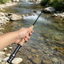 Portable Telescopic Carbon Fiber Fly Fishing Rod For Trout Bass, Can Be Shrunk To 45cm - Multicolor - View 4