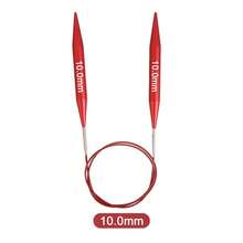 Detachable Interchangeable Circular Knitting Needles, Red Anodized Aluminum Needles With Detachable Flexible Cable (39.37inch), Smooth Rust-Resistant Circular Knitting Needles, Suitable For Scarves, Hats, Sweaters And DIY Yarn Knitting Projects - Crochet - View 21