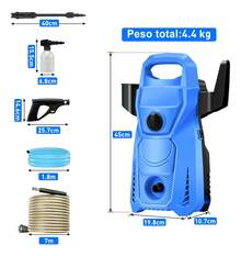 Pressure Washers - US A Type Plug(110-127V) - View 4