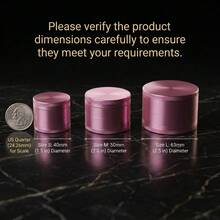 1pc 4-Layer Aluminum Alloy Grinding Tool - Premium Metal Multi-Purpose Grinder - Compact Household Accessory - Holiday Gift Set (1.57inch/1.96inch) - Bright Pink - View 3