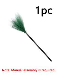 1pc Halloween Witch Broom DIY Magic Broom Cosplay Prop Suitable For Halloween, Theme Party, Costume Party, Stage Performance - Multicolor - View 14