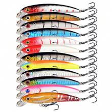 Slow Sinking Minnow Lure, Freshwater Stream Lure For Mouthfish, Amur Pike, Mandarin Fish, Trout, Army Fish - Multicolor - View 1