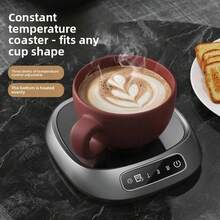 Intelligent Constant Temperature Heating Coaster.USB Power Supply, Intelligent Timing Function.Three Gears Are Adjustable, Fast Heating, With Automatic Power-Off Protection, Suitable For Heating Milk/Coffee/Warm Water. - Multicolor - View 2