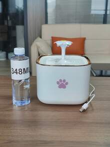 3L Cat Water Fountain, Automatic Pet Water Dispenser With Circulation Filtration System, Ultra-Quiet Water Pump, Large Capacity Cat And Small Dog Water Dispenser - 3L - View 10