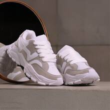 Unisex Casual Sports Sneakers Women's Skate Shoes - 拖拉機*灰色 - 查看 2