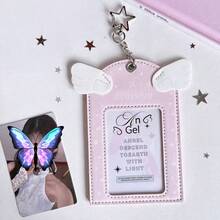 Angel Series 3inch Star-Chasing Card Holder Girly Heart Leather Card Holder Storage Display Protective Case Bag Pendant - View 15