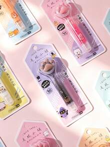 1pc/2/4/8pcs Kawaii Cat Paw Dot Glue Pen, Large Capacity Transparent Double Sided Tape, High Aesthetic, For Student Handmade Craft, First Day Of School - Multicolor - View 9