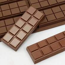 Multi-Cavity Silicone Mold, Home Fondant Cake And Candy Separator Chocolate Bar Mold, Suitable For Making Chocolate Bars And Milk Chocolate Bars, DIY Home Chocolate Mold - Non-Stick Chocolate Bar Mold - Multicolor - View 3