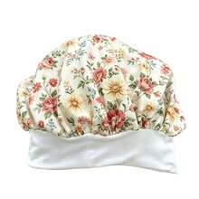 Opjoys Plant Print Casual Polyester Tie-Up Sleep Cap, Home Wear, All Seasons - Clear Flower 2 Sleeping Cap - View 5