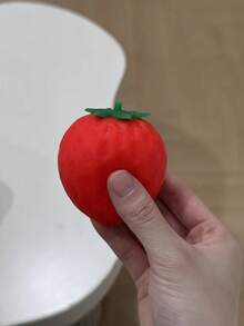 Tachimi 1pc Easy Storage Daily Strawberry Squeeze Toy, Soft & Crunchy, Crunchy & Soft, Fingertip Toy, Children's Toy, Slow Rebound Squeeze Toy, Suitable For Indoor Leisure Use, Random Shipment - Multicolor - View 5