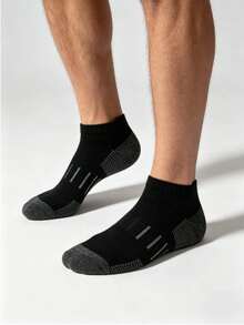 5/10/20 Pairs Sweat-Absorbing Socks And Sports Socks - Multicolor - View 4
