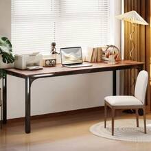 Desk, Computer Table, Rustic Design, Spacious, Particle Board, Brown - חום חלודה - ראה 6