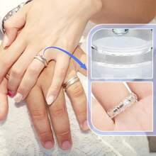 20件鬆脫戒指尺寸調整器,隱形戒指尺寸調整器附內墊,螺旋式與尺寸條式,內墊與螺旋式兩款,適用於幾乎所有戒指,尺寸縮小0.5-1.5mm - 戒指尺寸調整器 - 查看 6