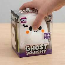 1pc Crazy Fun Ghost Squishy Toy White Purple Bowknot Set (Random Style) Halloween - Multicolor - View 4