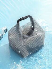 1 Stück wasserdichte Badeanzug Aufbewahrungstasche, Oxford Stoff Nass-Trocken Trennung Reißverschlusstasche mit Griff, wasserdichte Kleidungsaufbewahrungstasche geeignet für Reisen, Fitness, Strand - Verschiedenfarbig - Übersicht 2