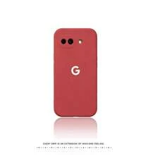 液態矽膠手機殼 附植絨內裡 適用 Pixel 6 6a 6 Pro 7 7a 8 8a 8 Pro 9 9a 9 Pro XL 10 10a 10 Pro XL 11 11 Pro XL - 山茶紅 - 查看 2