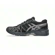 ASICS GEL-KAYANO 20 Herren- und Damen-Sportschuhe aus atmungsaktivem Mesh, bequem und vielseitig für den Alltag. - Schwarz/Grau (Fällt eine bis halbe Nummer kleiner aus) - Übersicht 1