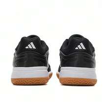 adidas Speedcourt 舒適百搭 日常休閒 透氣 低筒 網球鞋 男女同款 黑色 - 黑色 - 查看 8