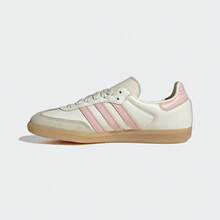 Adidas Originals SAMBA OG Comfortable Versatile German Army Trainers Sneakers Women's Pink White - Pink - View 7