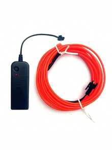 RGB EL 導線汽車內飾氛圍燈，USB 聲控霓虹燈條，適用儀表板與車門裝飾，可彎曲 DIY 霓虹燈帶，適合派對與服裝裝飾 - 多色光 - 查看 14