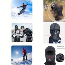 Balaclava Hat Fashion - Suitable For Outdoor Sports, Hiking, Cycling, Motorcycle - A - View 8