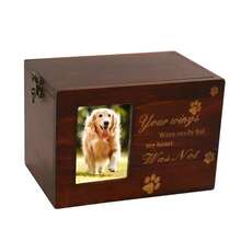 Pet Cremation Urn Ash Urns For Dogs Casket Wooden Box Commemorate Memory Box UK - UK-l313201 - View 1