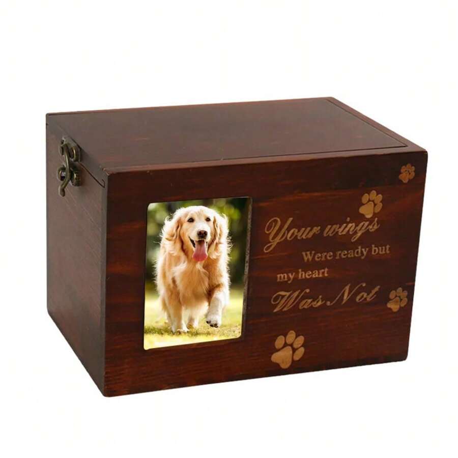 Pet Cremation Urn Ash Urns For Dogs Casket Wooden Box Commemorate Memory Box UK - UK-l313201 - View 1