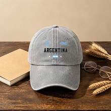 1pc Gothic Casual Men Hat,Letters ,Flag,Star Printing, Unisex Fashion, Provides Shade & Sun Protection, Perfect For Outdoor Activities - Multicolor - View 14