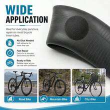30/20/10PCS Glue-Free Bicycle Tire Patches - Quick Self-Adhesive Repair For Tyre Protection Quick Repair Glue-Free Bike Tire Patches Tools Adhesive Quick Drying Tyre Protection Patch For Bicycle Repair Accessories - Multicolor - View 6
