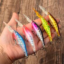 5pcs Fishing Lures Pike Bait Minnow 9.5cm 7g Vibrating Swim Bait Deep Water Crankbait - Multicolor - View 5