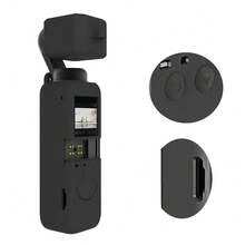 PULUZ 2 In 1 Silicone Cover Case Set For OSMO Pocket 2 (Black) - View 4