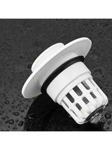 2/1pc Pop-Up Bathroom Sink Drain Stopper, Multi-Functional Pressure Filtration Plug, Durable Plastic Material, Anti-Clogging Sink Drain Filter, Restaurant & Kitchen Food Residue Filter, Bathroom Accessories Small Tool/Bathroom Essentials - Multicolor - View 8