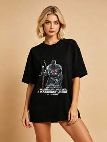 Women T-Shirts - 黑色 - 查看 8