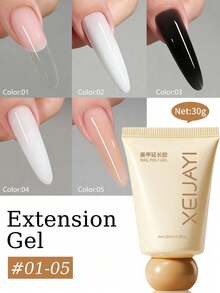 1pc 30ml Nail Extension Gel, Nail Crystal Extension Agent, Nail Art Gel, Makes Nails Longer - Multicolor - View 25