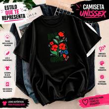 Camiseta Tshirt 100% Algodão Tecido Premium Delicado Casual Academia Love Grow - Preto - Visão 1