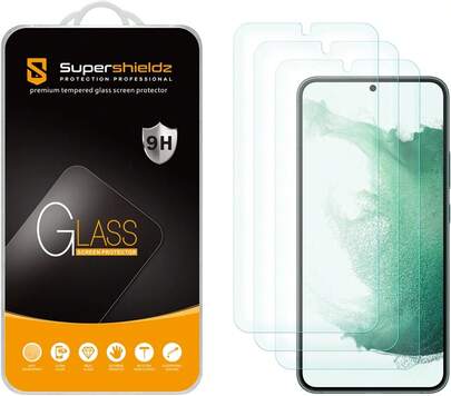 Supershieldz (3 Pack) Designed For Samsung Galaxy S23+ / S23 Plus Tempered Glass Screen Protector, Anti Scratch, Bubble Free
