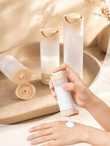 Botol Dispenser Perjalanan, Botol Lotion Tekan, Botol Sabun Tangan dan Gel Mandi, Botol Plastik Kosong, Berbagai Gaya Cocok untuk Perjalanan dan Penggunaan di Rumah - MultiWarna - View 1