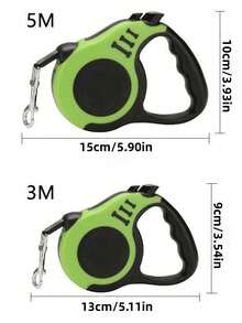 Random Color Pet Heart-Shaped Retractable Leash, Automatic Retractable Dog Leash, Cat Retractable Leash, Suitable For Dogs And Cats Outdoor Leash - Multicolor - View 2