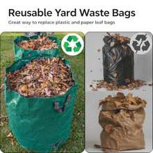Gardzen - Bolsa de jardinería reutilizable y resistente, bolsa de residuos para césped o jardín - como en la imagen - Ver 6