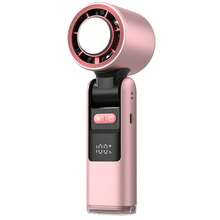 2000mAh Battery Powered Portable Handheld Turbo Fan, 199-Speed Wind, Semiconductor Cooling Turbo Technology Rechargeable Handheld Fan, Multi-Functional Fan, Suitable For Outdoor Activities, Travel, Work, Wearable Cooling Fan - Multiple Styles and Colors - View 13